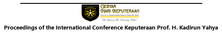 Proceedings of the International Conference Keputeraan Prof. H. Kadirun Yahya